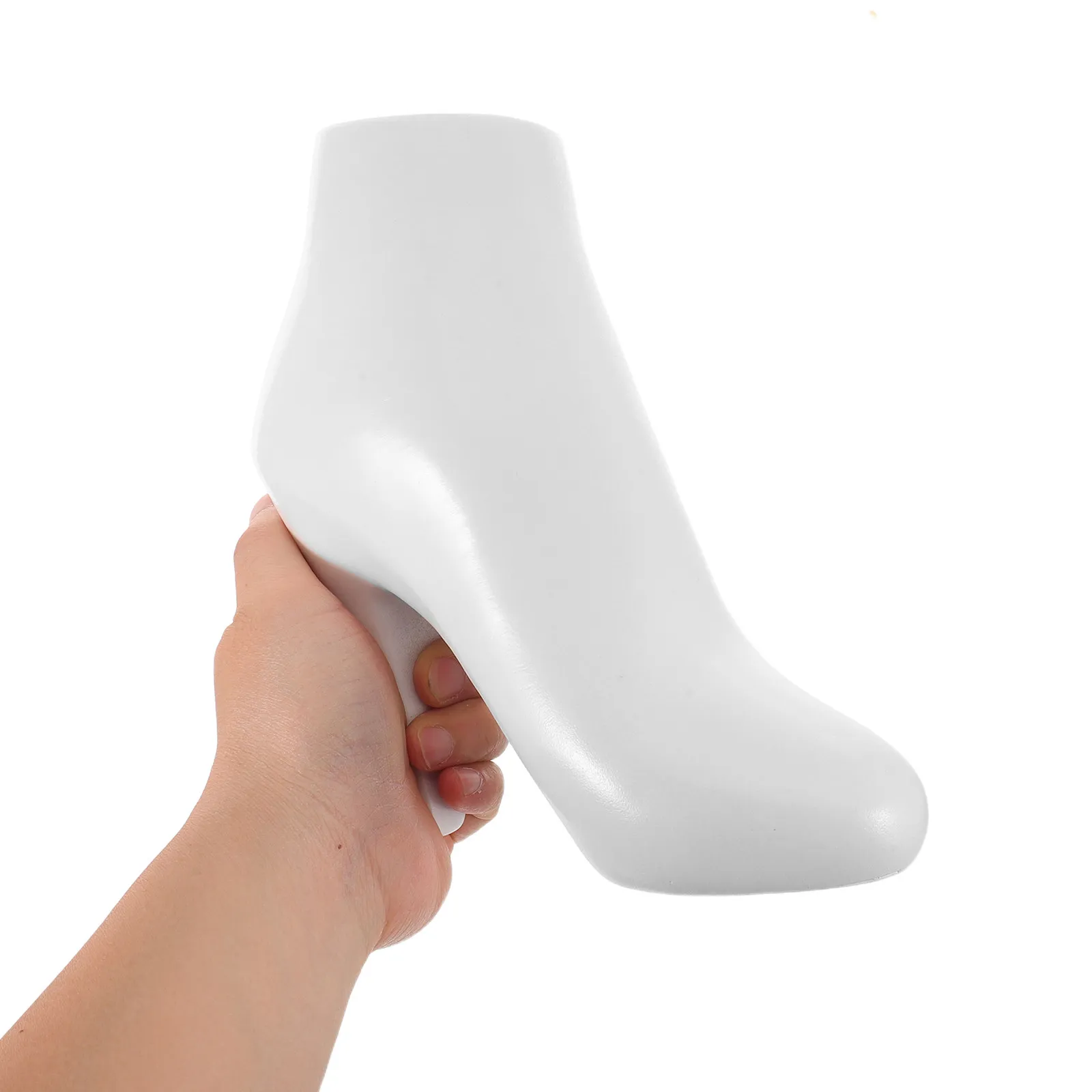 High Heel Jewelry Organizer Resin Anklet Display Stand Boot Shaped Foot Chain Holder for Countertop Retail Vendor Table Jewelry