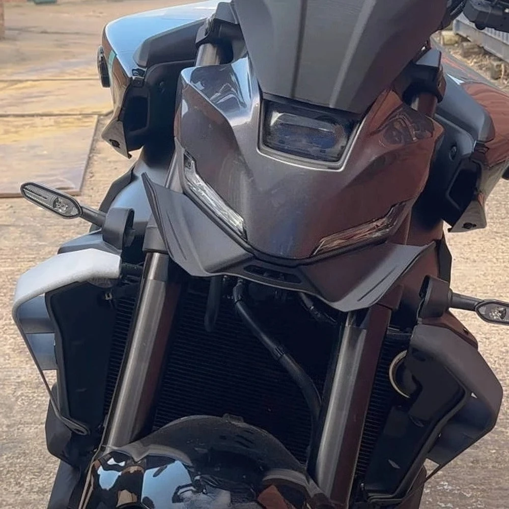 دراجة نارية الرياضة downforce عارية المفسدين الأمامي لياماها MT-09 MT09 MT 09 SP 2024 2025 Gen 4 الهوائية الجناح منحرف