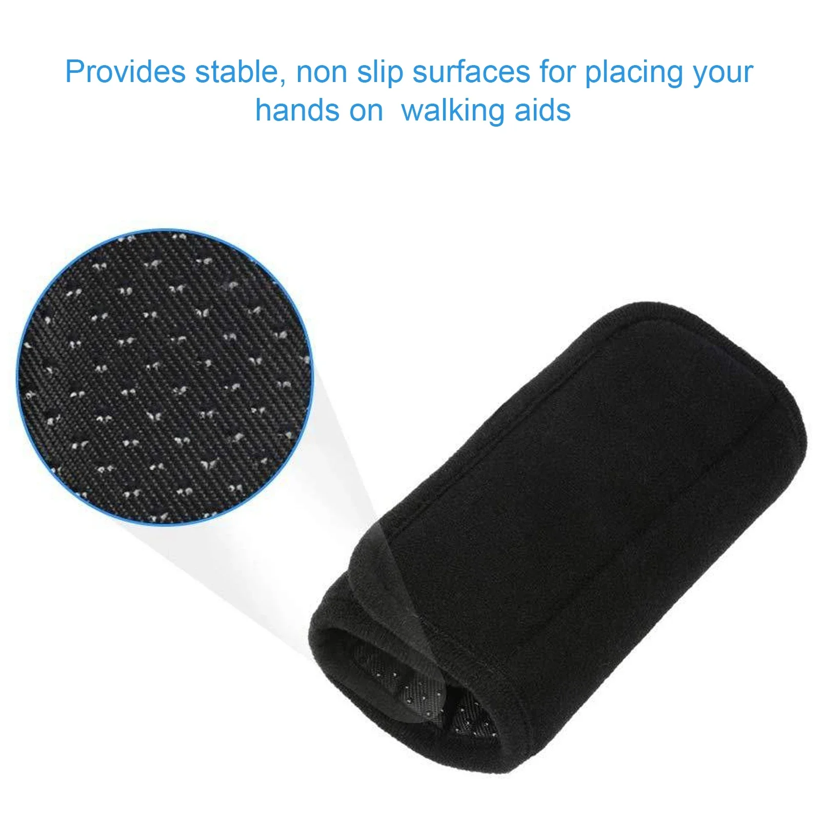 Walking Arm Crutch Handle Pads Soft Sponge Relive Pain Fatigue Walking Aid Cover Cushion Crutch Handle Pads