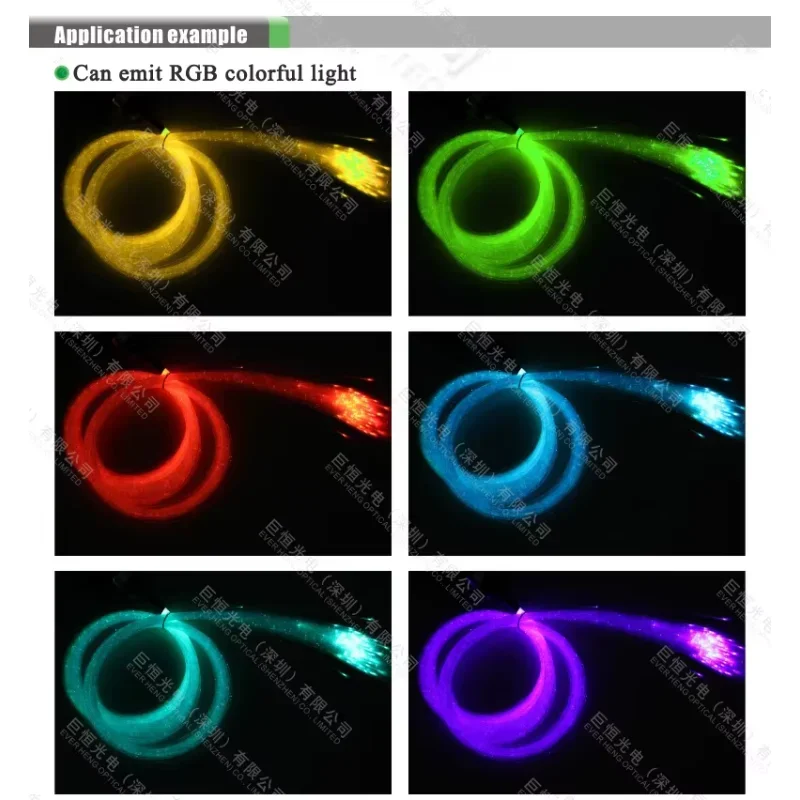 DIY plastic fiber optic lights for Christmas decorations