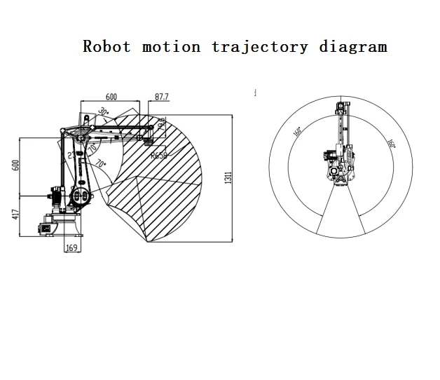 Four Axis Pick And Place Robot BRTIRPZ1508A Industrial Robot BORUNTE Robot Arm