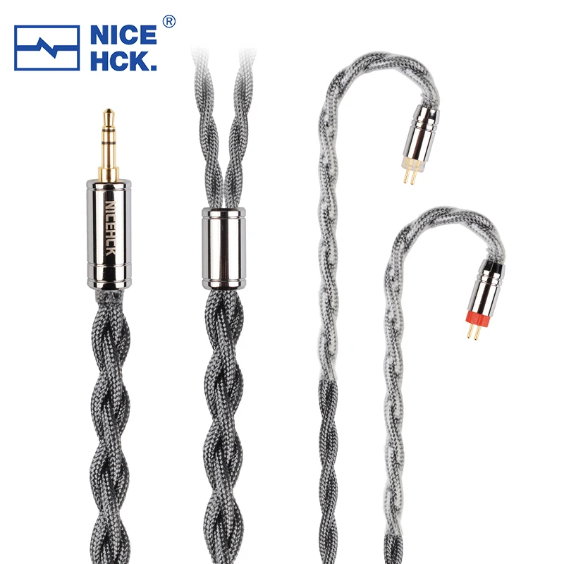 

NiceHCK GreyRhino 6N OCC медный сменный кабель для наушников MMCX/2Pin для Cadenza Quartet Olina HEXA LAN EA500 Blessing3 Starsea SR5