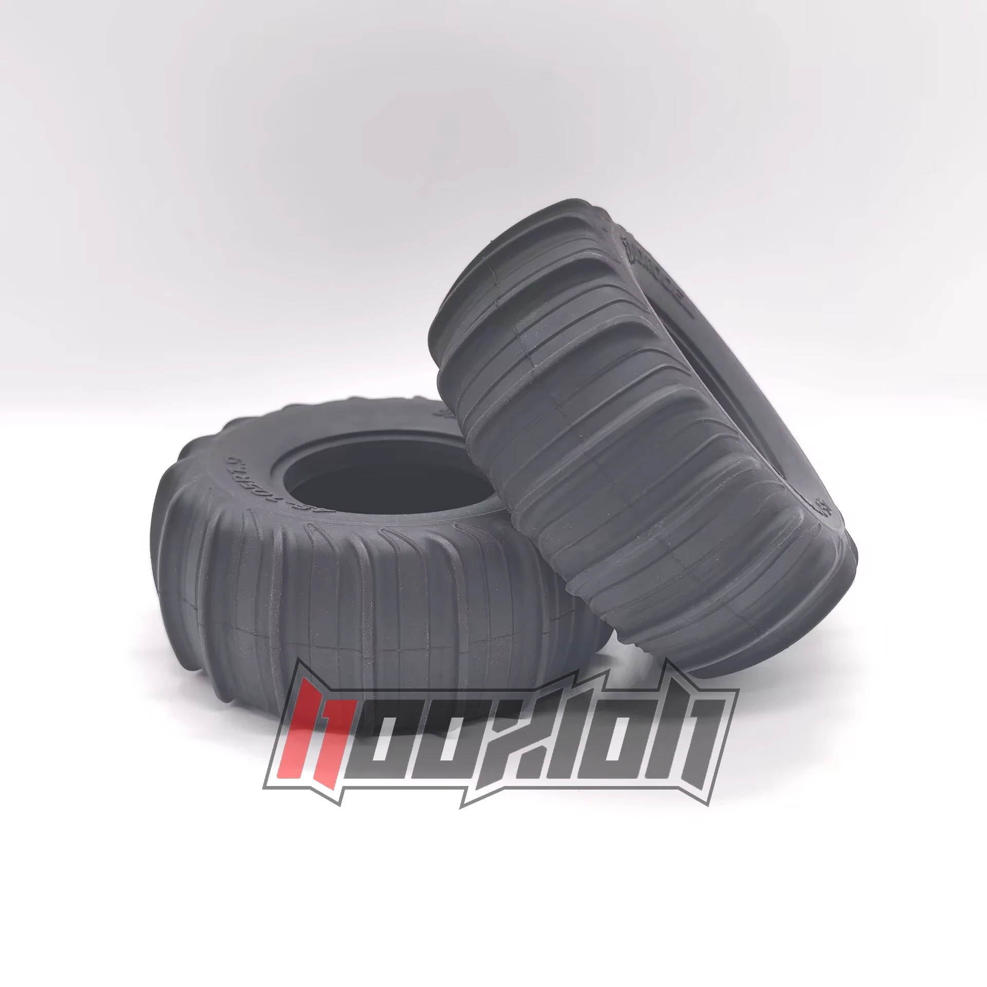 1 PCS 1/10 RC Electric Buggy Baja Front Ribbed Tires and Sand Paddle Tire JDMODEL JDM-258CD for Electric Off-Road RC Car