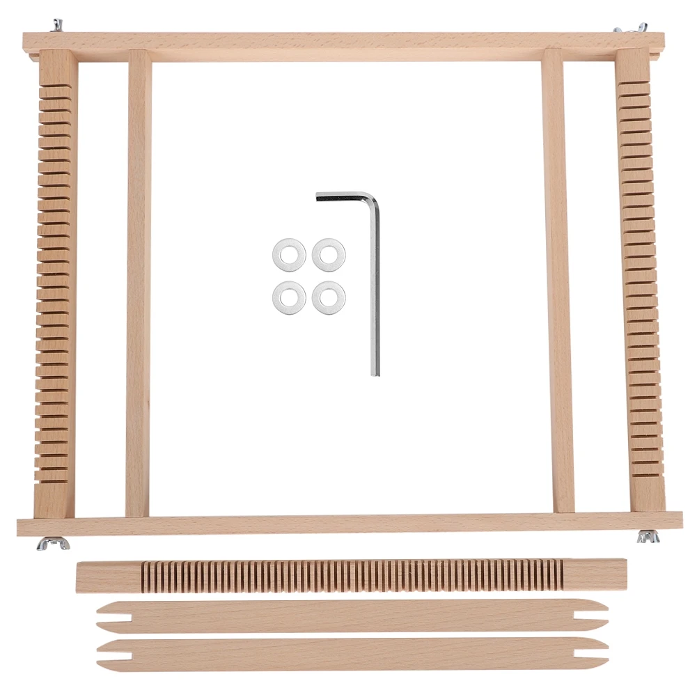Weaving Frame Kit Beech Wood Children's DIY Toy Knitting Machine HandMade Tapestry Weaver