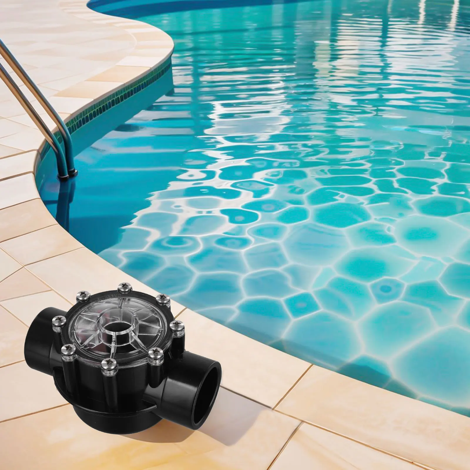 

Swimming Pool Check Valve For 7235 1-1/2-Inch To 2-Inch Check Valve Straight Through Flow Pools And Spas Replacement Valve