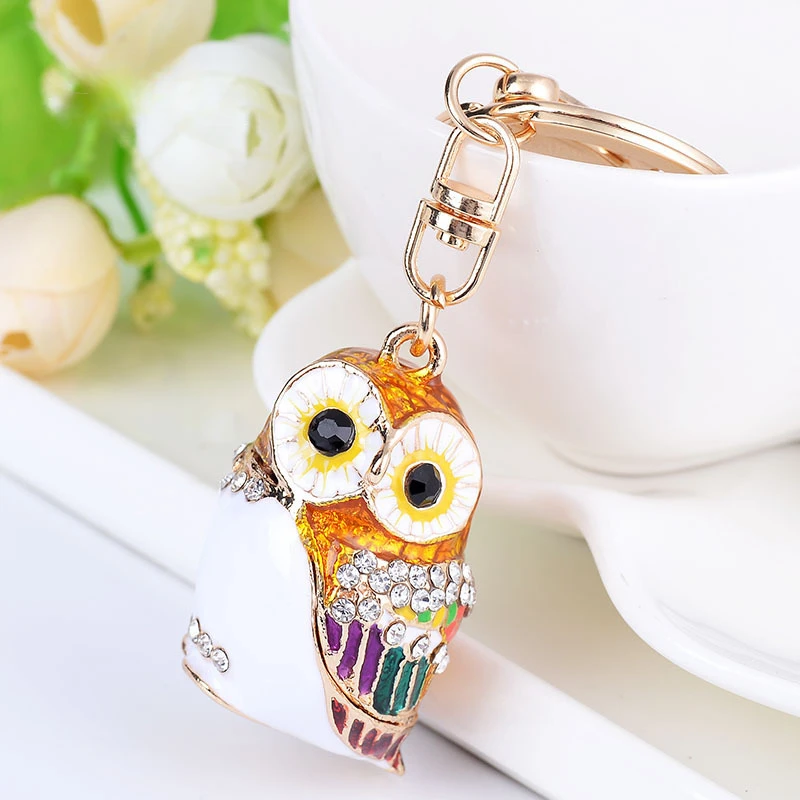 Cute Animals owl bird Key Chain Keychain Bag Pendant Car Key Ring gifts