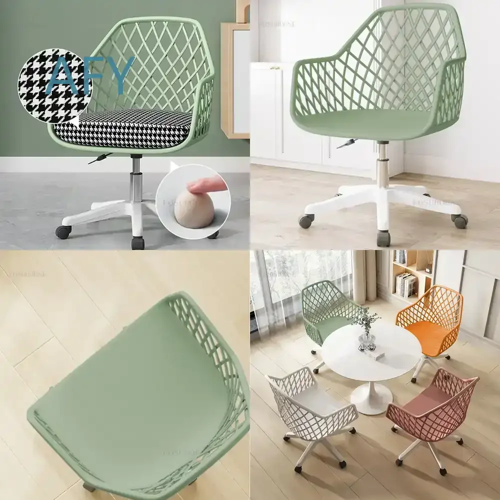 Lift Swivel Office Chair for College Student Dormitory Home Study Bedroom Computer Desk Chair Ergonomic Adjustable Height