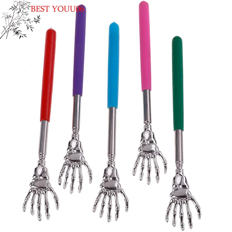 Hot Extendable Hand Claw Back Scratcher Massager Stainless Steel Self Itching Relief