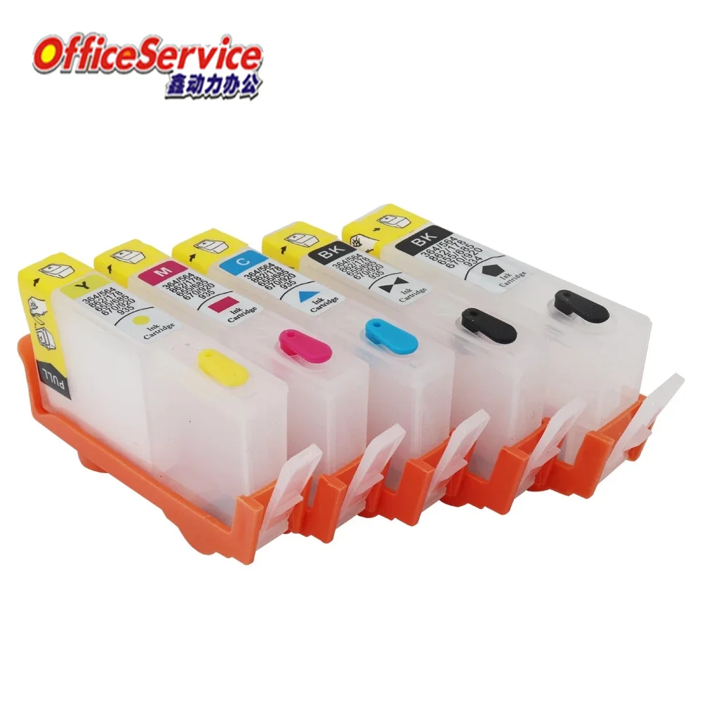 Refillable ink Cartridge For HP 564 , for Photosmart B109n B110a C6324 D5400 D7560 D5445 D5460 D5463 D5468 C5324 C5370 printer