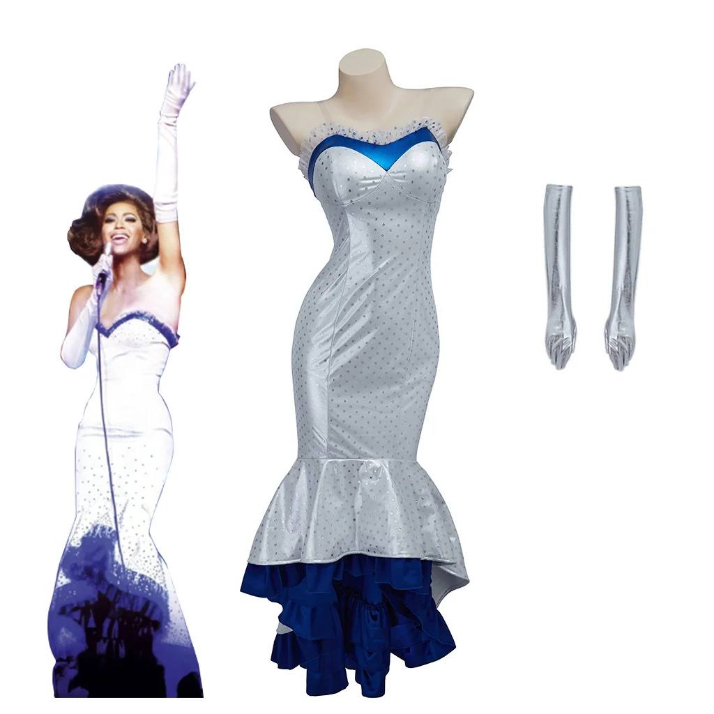 Dreamgirls Cosplay Curtis Taylor Deena Jones Jimmy Stage Performance Costume Sexy Dinner Party Dress Women Halloween Costume