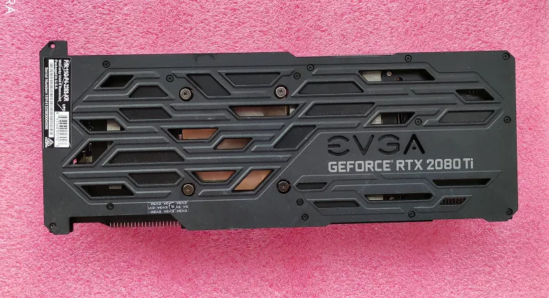 Оригинальная задняя панель кулера для видеокарты EVGA RTX2080Ti