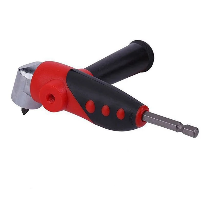 105 Degree Angle Driver Screwdriver 1/4 inch Hex Wrench Drill Bit Magnetic Socket Holder Adjustable Turning Nozzles Power Tool