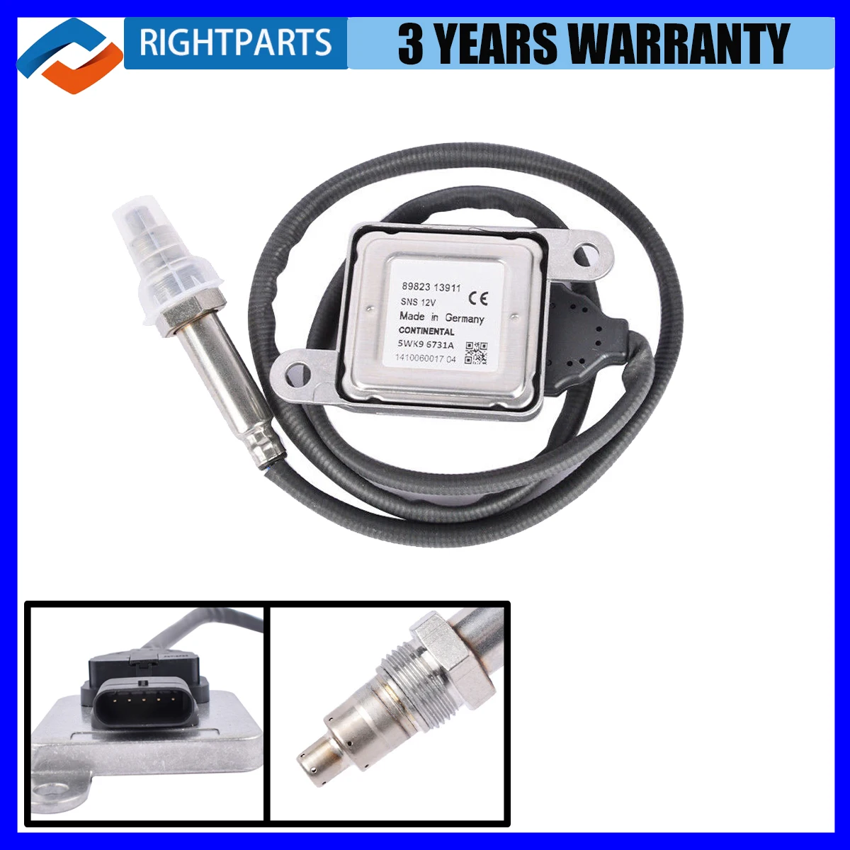 Nox Sensor Nitrogen Oxide Sensor For Isuzu NPR NPR-HD Ecomax NQR NRR 2010 2011 2012 2013 3.0L 5.2L 89823-13911 8982313911