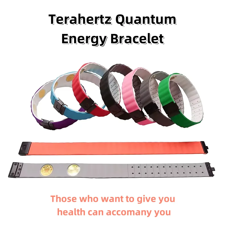 Terahertz Energy Bracelet Negative Ion Far Infrared Unisex Health Wellness For Sleep Aid And Circulation