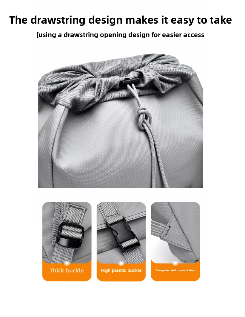 New Men's Backpacks, Large-capacity Casual Travel Backpacks, Multi-layer Water-resistant Computer Bags, Outdoor Sports Backpacks