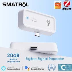 Smart Tuya Zigbee ripetitore di segnale wireless amplificatore di segnale di tipo C può essere utilizzato con l'app smart life hub gateway ZigBee