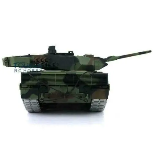 Toys HENG LONG 1/16 7.0 Upgraded Leopard2A6 RC Tank 3889 W/ 360 Turret Barrel Recoil Remote Control Car for Boys TH17582-SMT4