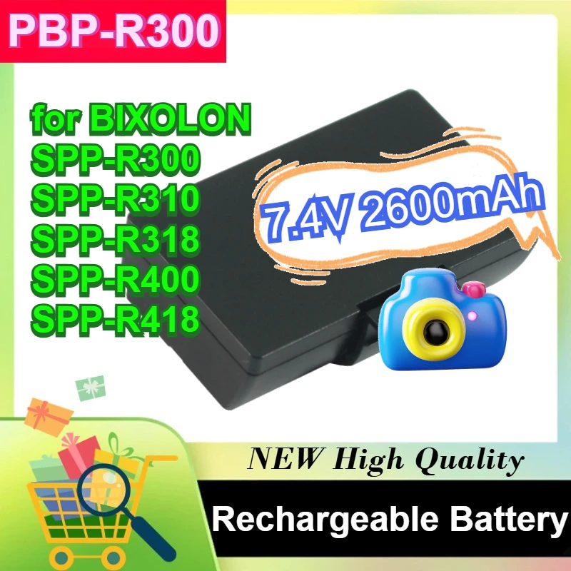 

PBP-R300 for BIXOLON SPP-R300 SPP-R310 SPP-R318 SPP-R400 SPP-R418 7.4V 2600mAh Printer Battery
