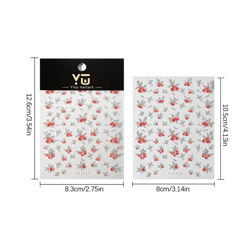 1 hoja 3d pequeñas flores mariposa autoadhesivas pegatinas para decoración de uñas estrella puntiaguda calcomanías para decoración de uñas para niñas decoraciones de manicura