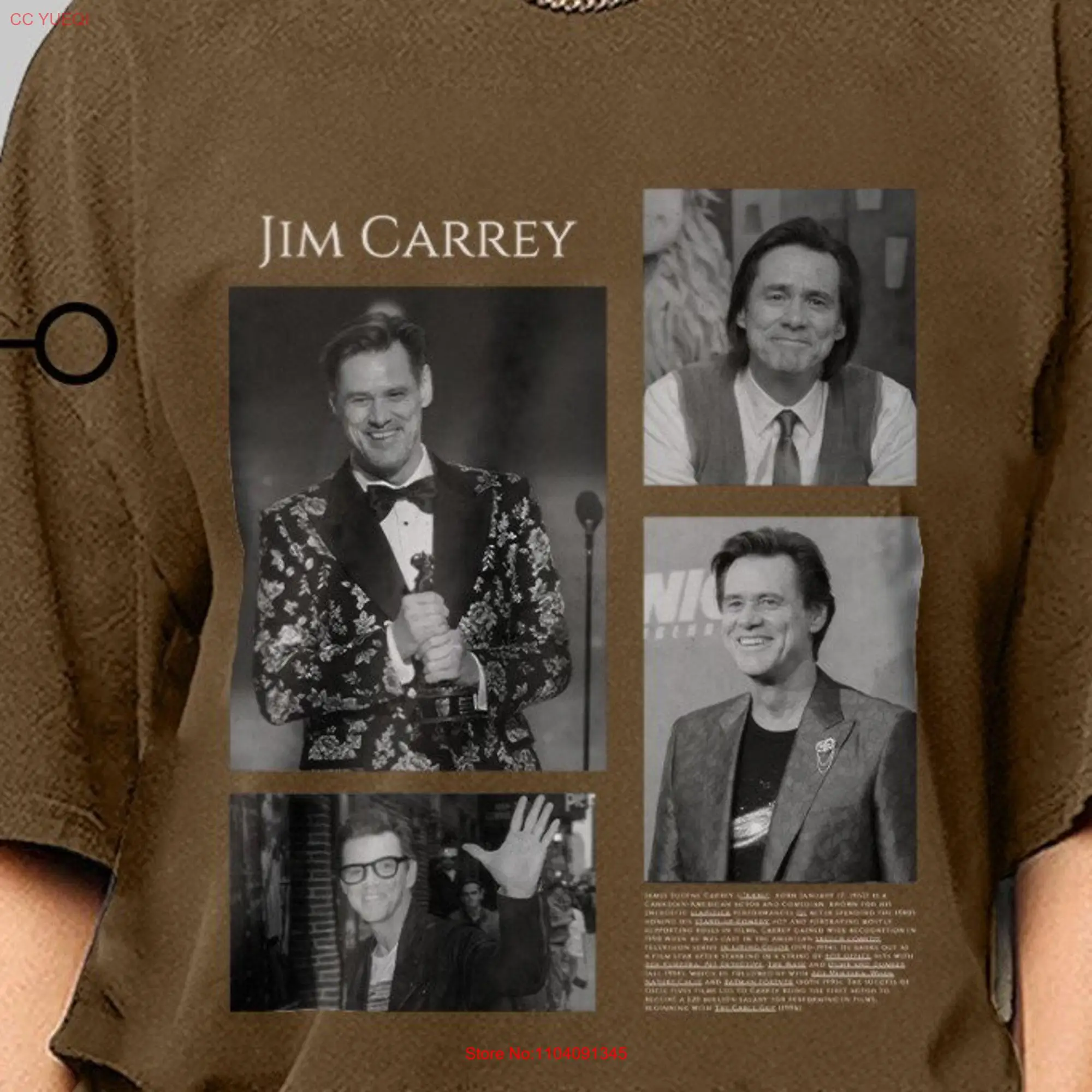 Limited Jim Carrey T Shirt for Men and Women long or short sleeves