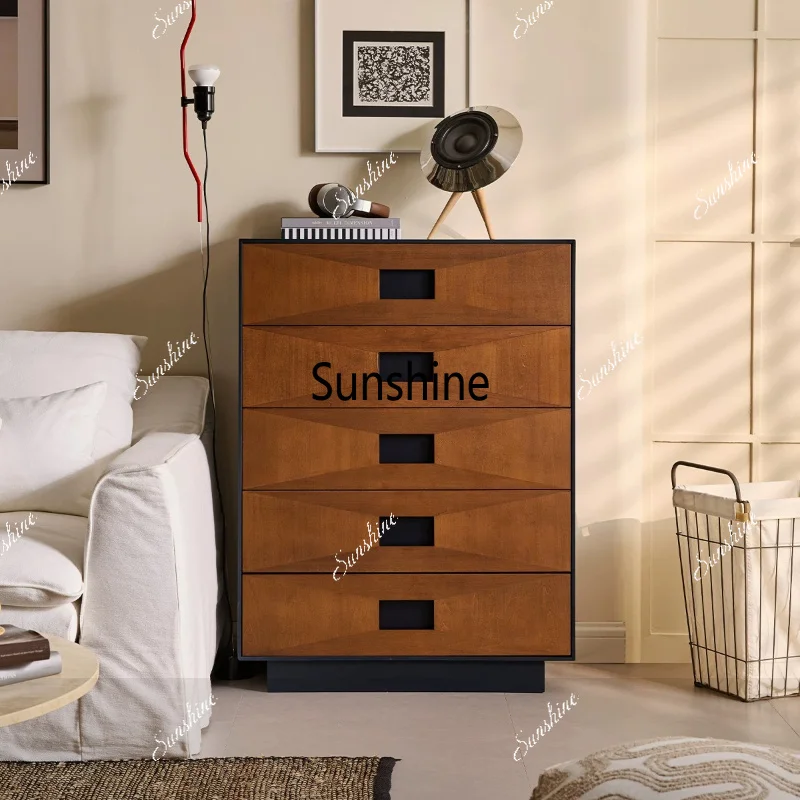 Living room solid wood locker, bedroom bedside cabinet