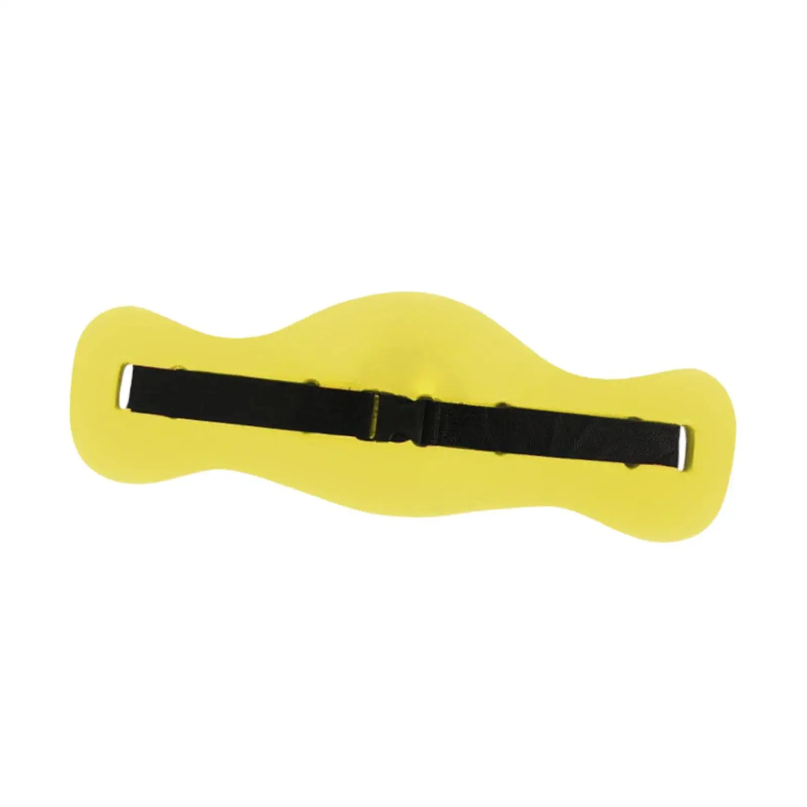 Accessorio per il nuoto con cintura da nuoto posteriore galleggiante per piscina con fibbia in schiuma EVA gialla
