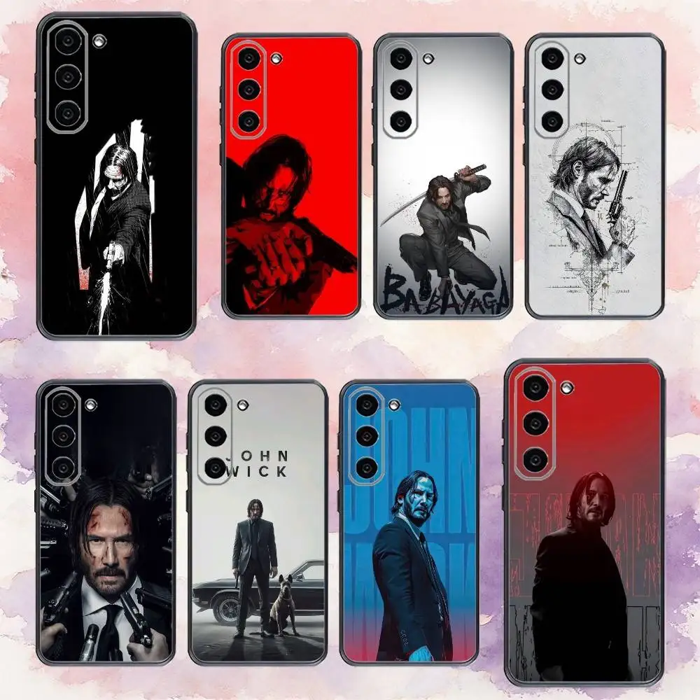 

C-Cool Movie John Wick Phone Case For Samsung Galaxy A73,A72,A71,A70,A53,A52,A51,Others Soft Black Cover