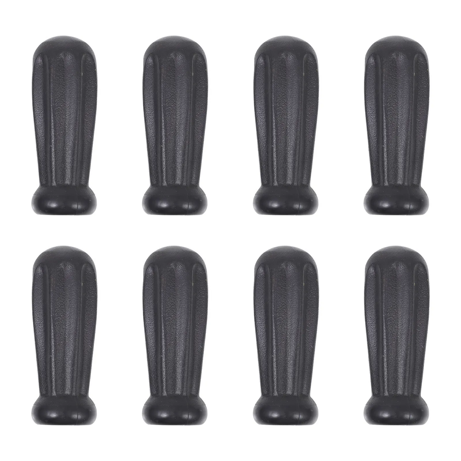 

8Pcs Durable Table Football Accessories Easy Storage Smooth Surface Black Table Football Handles Plastic Foosball Grip