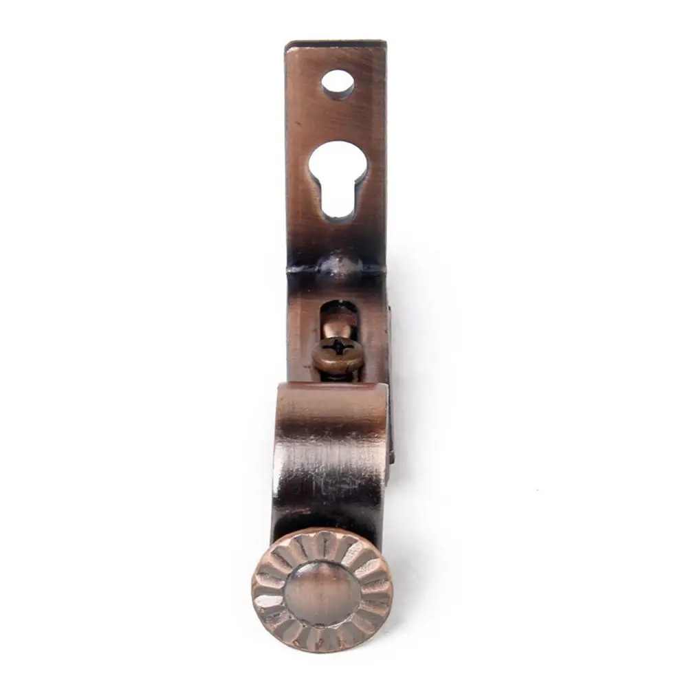 4Pcs Iron Curtain Holders 18-22mm Rod Easy to Install Vintage Bronze Style Home Decoration Copper Curtain Holder