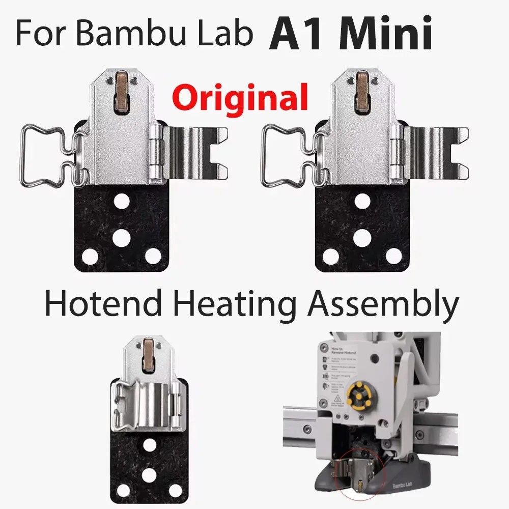 For Bambu Lab A1/A1 Mini Hotend Mounting Heating Assembly Original For Bambu Lab A1/A1 Mini Zubehör Bambulab A1 Mini Accessories