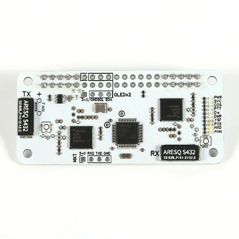 Duplex MMDVM Hotspot Board UHF VHF Buil-in Antenna Support P25 DMR YSF For Raspberry Pi Zero W 0W 2W 3B+ 4B 4B+