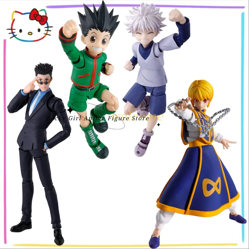 

In Stock Original BANDAI S.H.Figuarts SHF HUNTER×HUNTER Kurapika Leorio Gon Freecss Killua Zoldyck Figure Movable Model Gift