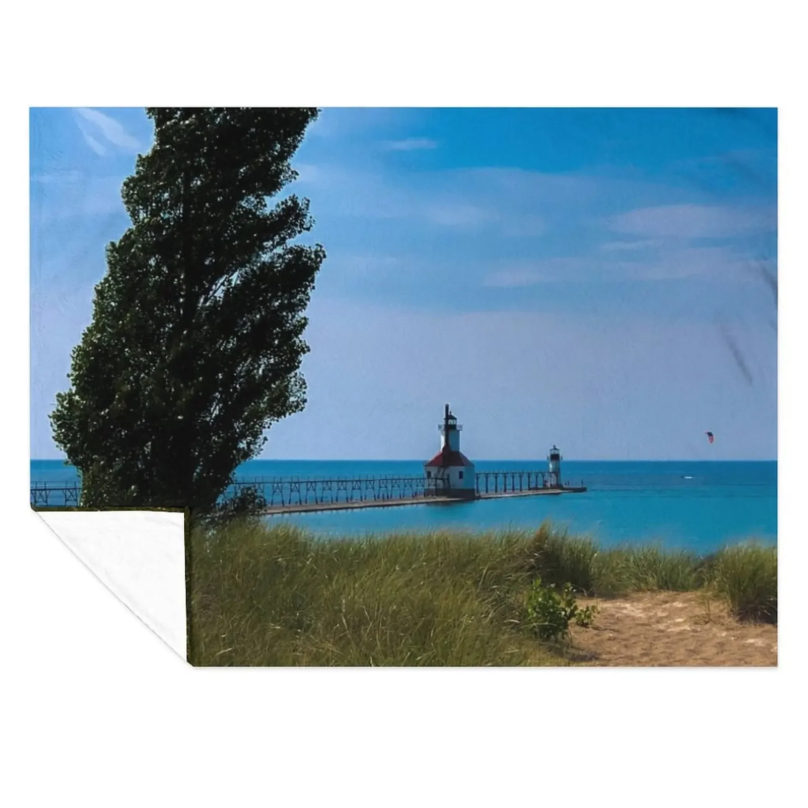 

St. Joseph Lighthouse Throw Blanket Sofa Luxury St Luxury Bed linens Blankets