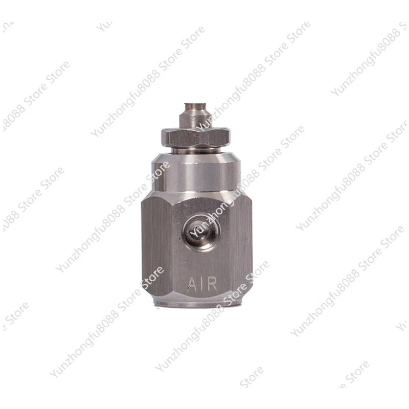 

Small Stainless Steel Air Atomizing Nozzle High Pressure Gas-water Mixing Fan Nozzle Miniature Atomizing Nozzle Two Fluids