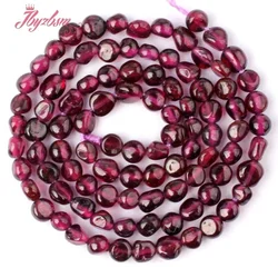 2x3-3x4mm Natural Red Garnet Freeform Chips Stone Beads For Necklace Bracelets Strand 15Inch DIY Jewelry Making
