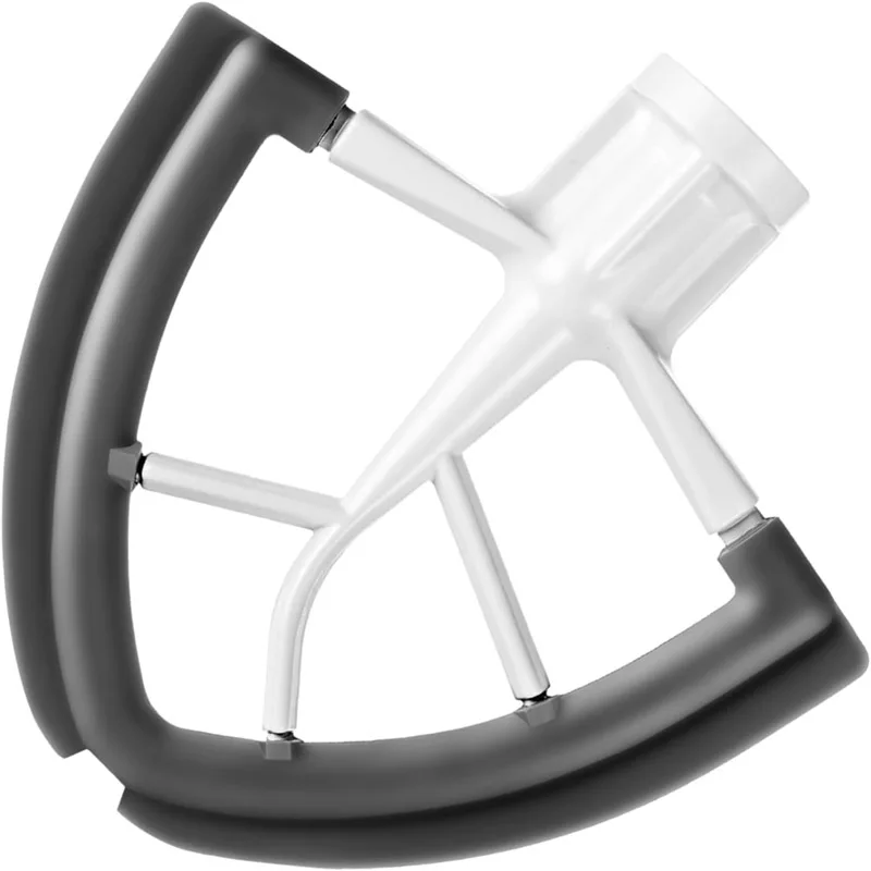 مضرب جانبي مرن لخلاط كيتشن ايد برأس إمالة 4.5-5 لتر، مرفق مجداف خلاط المطبخ مع مكشطة وعاء جانبي من السيليكون