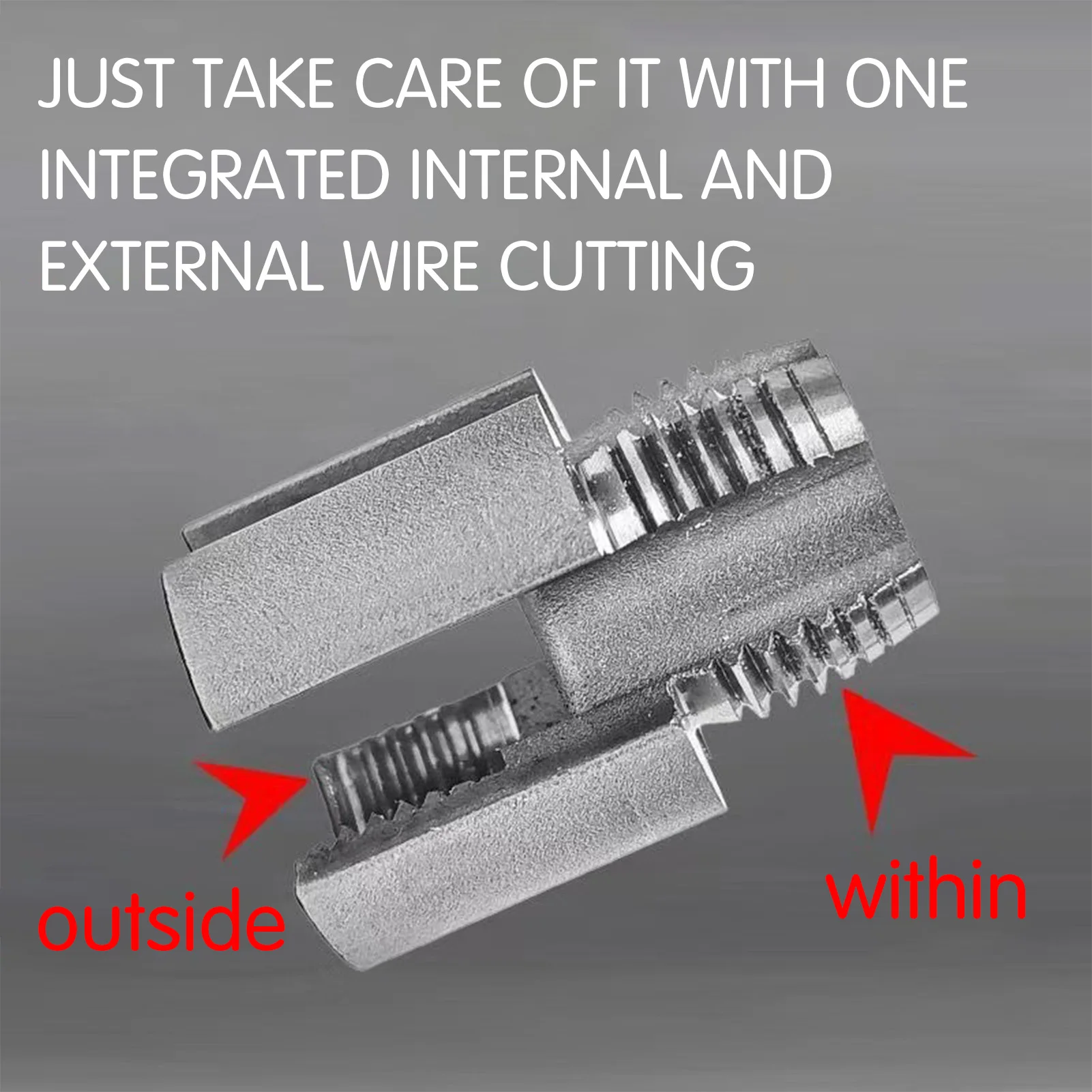 휴대용 PVC 파이프 나사 절삭기 도구 전문가 및 가정 프로젝트 모두를 위한 내부 및 외부 파이프 나사 절삭 도구