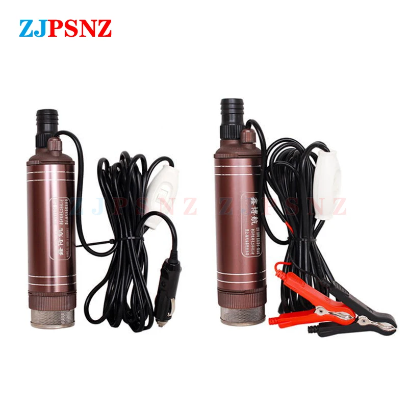 12V/24V 150W Tragbare DC Tauch Elektrische Pumpe Für Diesel Kraftstoff Lieferung Wasser Abwasser Saug transfer Elektrische Pumpe 45L/Min – Detail 4