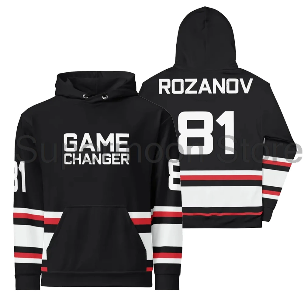 

Heated Rivalry Ilya Rozanov 81 Jersey Hoodie Unisex Long Sleeve Streetwear Women Men Outdoor Hooded Sweatshirts
