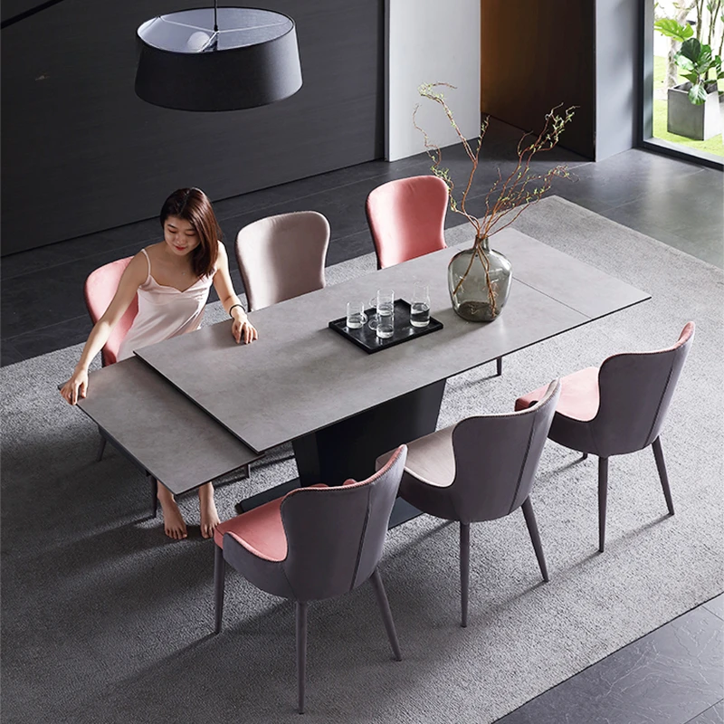 Restaurant Tables Multifunction Home Furniture Modern Dining Rooms Service Table Designer Coffee Dinning Sets Chairs for Kitchen