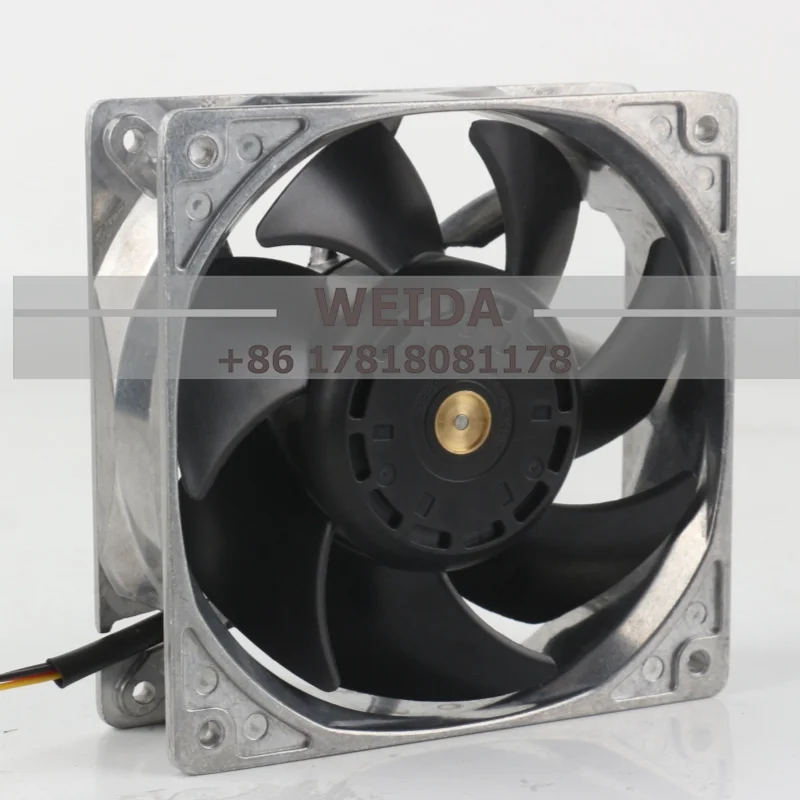 سانيو 5 فولت 12 فولت 24 فولت DC48V 1.4A التيار المتناوب EC 12038 120X120X38 مللي متر 12 سنتيمتر الألومنيوم الإطار ارتفاع حجم الهواء محول 9HV1248P1H003 مروحة التبريد #4