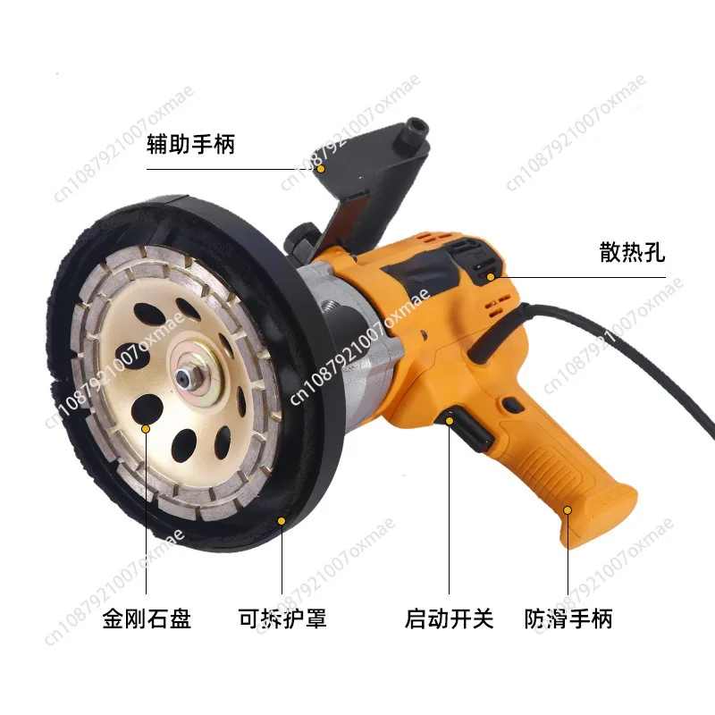 Ground concrete grinder, wall cement grinding machine