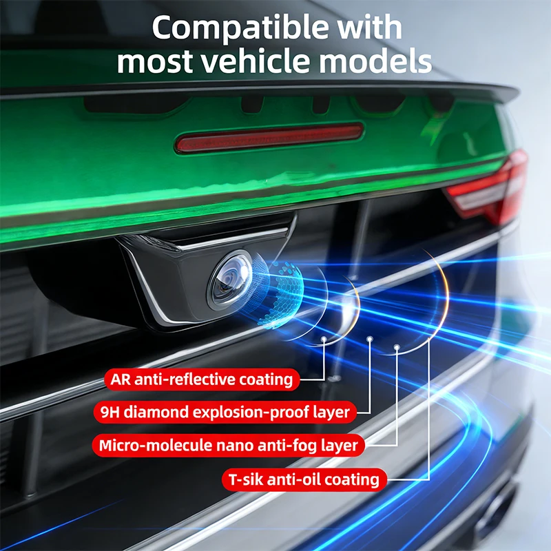 2/4Pcs Universal Car Camera Lens Protector,Rear View Backup Camera Cover,360° Camera Protection,Anti Scratch Waterproof Cover