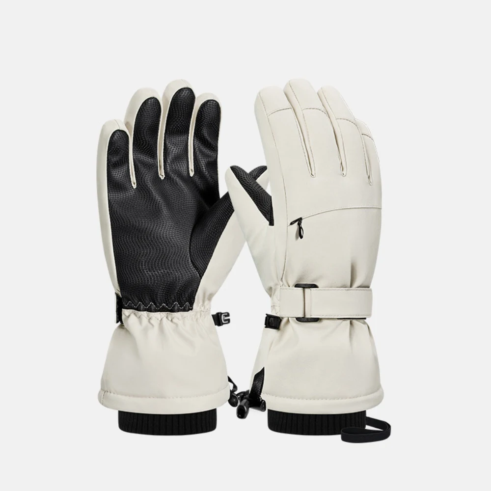 

Очень толстые лыжные перчатки для мужчин и женщин 2-в-1, водонепроницаемые ветрозащитные варежки, сноуборд, зимние виды спорта, теплые лыжные перчатки из искусственной кожи