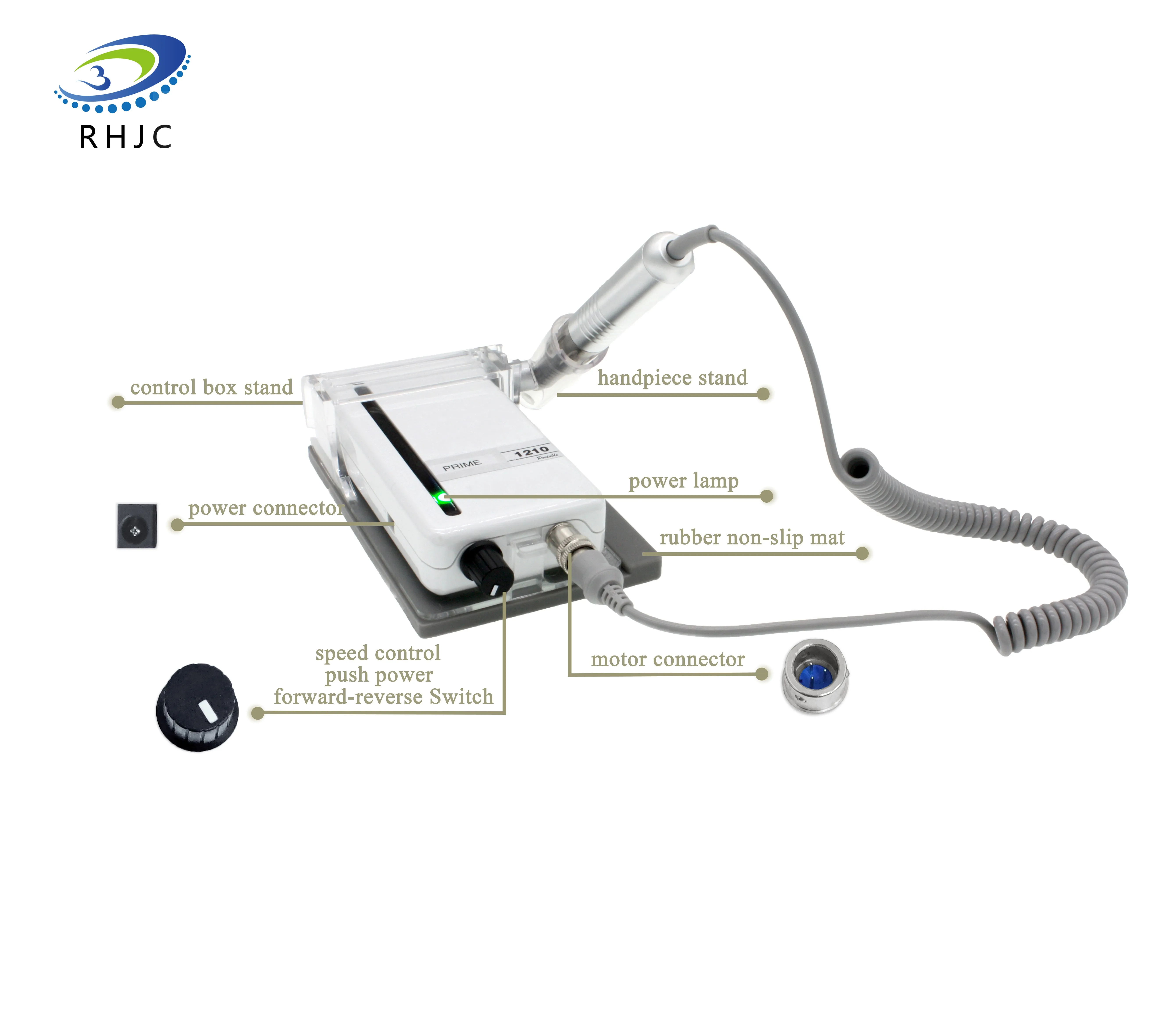 

STLF Prime 1210 Многоцветный портативный электрический набор для полировки ногтей