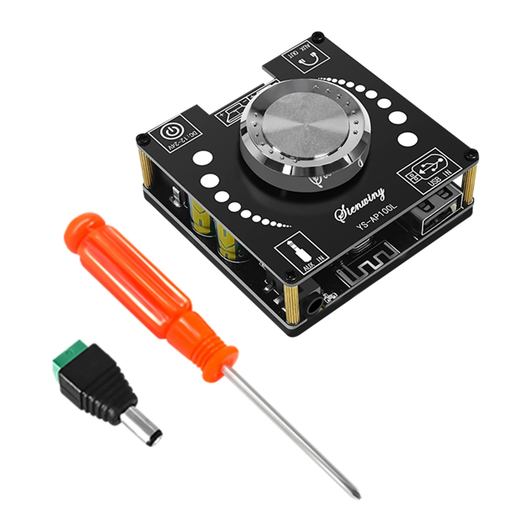 

-AP100L Bluetooth Digital Amplifier Board Mini Version BT5.1 100W+100W Stereo Dual-Channel