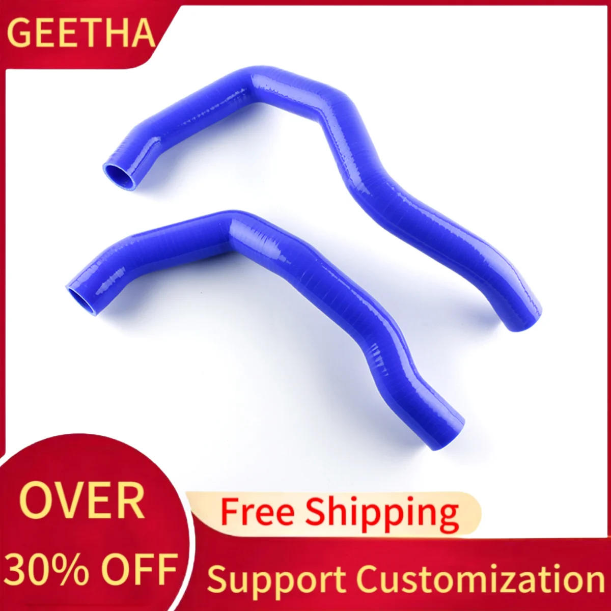 For Nissan 240SX S13 KA KA24 KA24DE 1989-1994 Silicone Radiator Coolant Hose