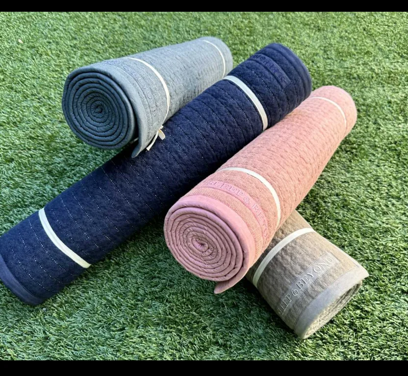 

100% NATURAL NON-SLIP YOGA MAT SET 5 MM