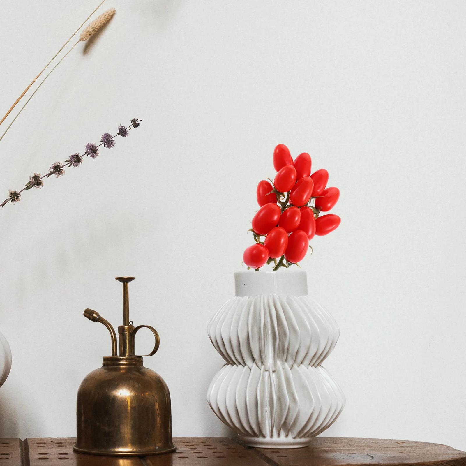 

Realistic Artificial Simulation Fruit Decorative Home Ornament Lifelike Fake Fruit Plastic Bunch For Kitchen Photography Props