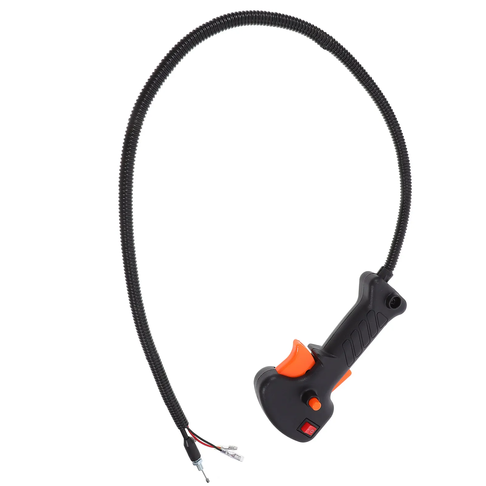 

Рукоятка триммера для правой руки, эргономичный дизайн, с полным комплектом: курок газа, переключатель и трос для управления газоном/травой.